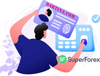 What documents are required to authenticate and open an account at SuperForex Broker?