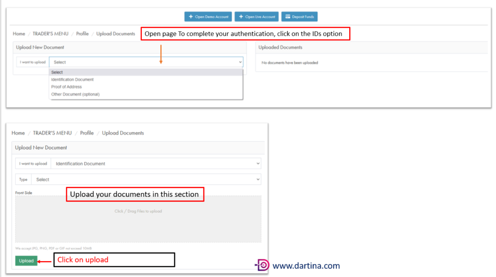 How to register in errante Broker 8 کارگزار بازارها