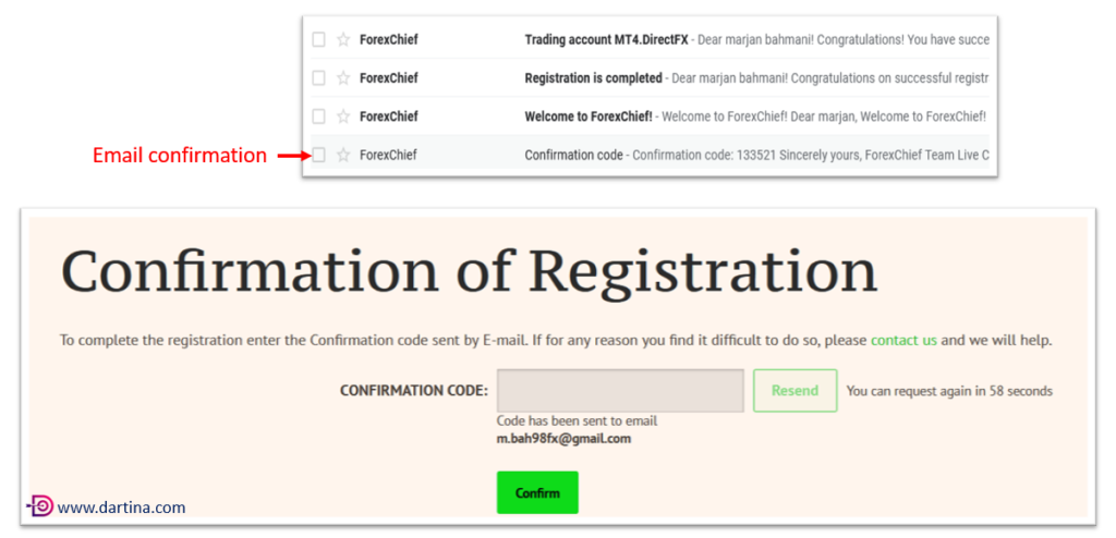 Register in Forex Chef Broker 3 وسيط ForexChief