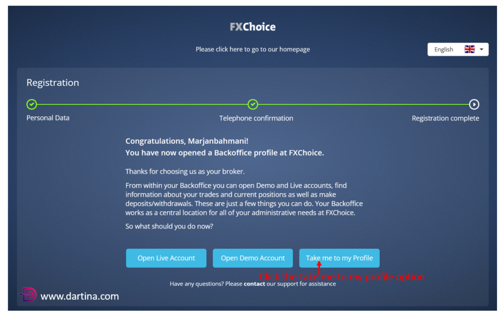 How to register FXChoice Broker