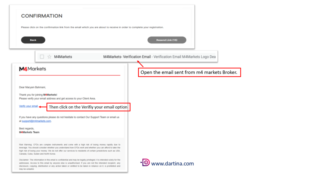 How to register M4markets Broker