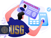 What documents are required to authenticate and open an account with the usgfx broker?