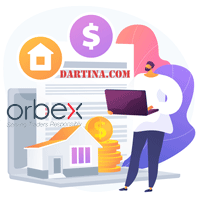 How much capital can be used to open a natural or real account in an orbex broker?