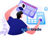 What documents are required to confirm the identity of the aximtrade broker?