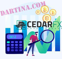 عملية احتيال وسيط cedarfx